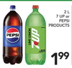Pete's Fresh Market 2 L 7 UP or PEPSI PRODUCTS offer