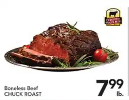 Pete's Fresh Market Boneless Beef CHUCK ROAST offer