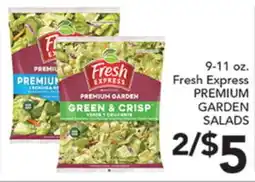 Pete's Fresh Market Fresh Express PREMIUM GARDEN SALADS offer