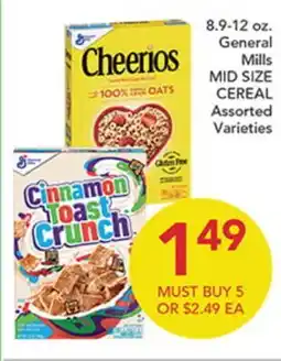 Pete's Fresh Market GENERAL MILLS MID SIZE CEREAL offer