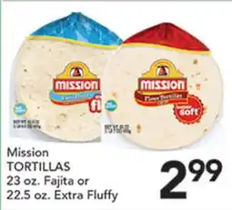 Pete's Fresh Market Mission TORTILLAS offer