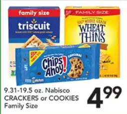 Pete's Fresh Market Nabisco CRACKERS or COOKIES Family Size offer