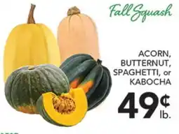 Pete's Fresh Market ACORN, BUTTERNUT, SPAGHETTI, or KABOCHA offer