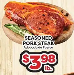 Torres Supermercado SEASONED PORK STEAK offer