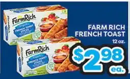 Torres Supermercado FARM RICH FRENCH TOAST offer