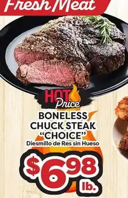 Torres Supermercado BONELESS CHUCK STEAK CHOICE offer