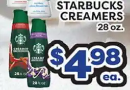 Torres Supermercado STARBUCKS CREAMERS offer