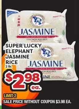 Torres Supermercado SUPER LUCKY ELEPHANT JASMINE RICE offer
