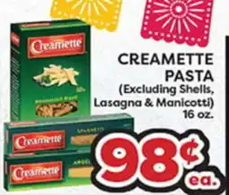 Torres Supermercado CREAMETTE PASTA offer
