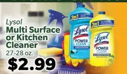 Living Fresh Market Lysol Multi Surface or Kitchen Cleaner offer