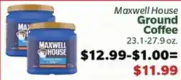Living Fresh Market Maxwell House Ground Coffee offer