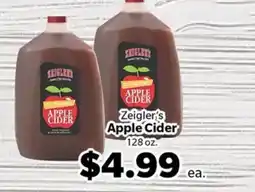 Living Fresh Market Zeigler's Apple Cider offer