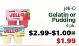 Living Fresh Market Jell-O Gelatin or Pudding offer