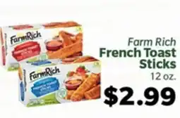 Living Fresh Market Farm Rich French Toast Sticks offer