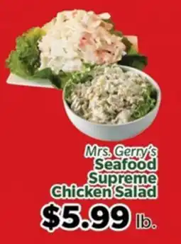 Living Fresh Market Mrs. Gerry's Seafood Supreme Chicken Salad offer