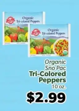 Living Fresh Market Organic Sno Pac Tri-Colored Peppers offer