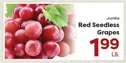 Rich's Fresh Market Jumbo Red Seedless Grapes offer