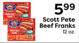 Rich's Fresh Market Scott Pete Beef Franks offer