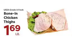 Rich's Fresh Market USDA Grade A Fresh Bone-In Chicken Thighs offer