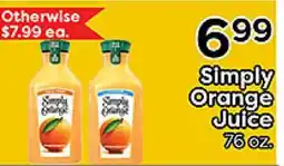 Rich's Fresh Market Simply Orange Juice offer