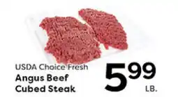 Rich's Fresh Market USDA Choice Fresh Angus Beef Cubed Steak offer