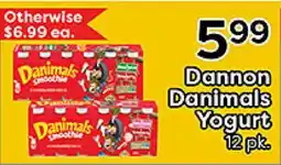 Rich's Fresh Market Dannon Danimals Yogurt offer