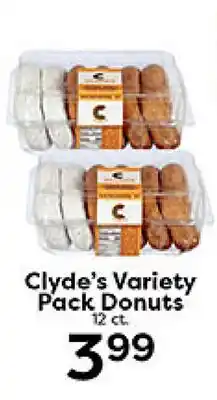 Rich's Fresh Market Clyde's Variety Pack Donuts offer
