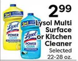 Rich's Fresh Market Lysol Multi Surface or Kitchen Cleaner offer