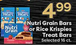 Rich's Fresh Market Nutri Grain Bars or Rice Krispies Treat Bars offer