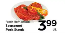Rich's Fresh Market Fresh Homemade Seasoned Pork Steak offer