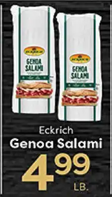 Rich's Fresh Market Eckrich Genoa Salami offer