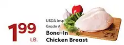 Rich's Fresh Market USDA Insp Grade A Bone-In Chicken Breast offer