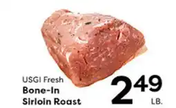 Rich's Fresh Market USGI Fresh Bone-In Sirloin Roast offer