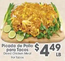 Arteagas Food Center Diced Chicken Meat For Tacos offer