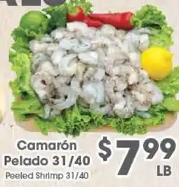Arteagas Food Center Peeled Shrimp 31/40 offer