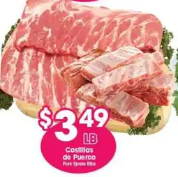 Arteagas Food Center Pork Spare Ribs offer