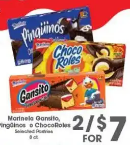 Arteagas Food Center Marinela Gansito, Pinguinos or ChocoRoles offer