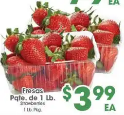 Arteagas Food Center Strawberries offer