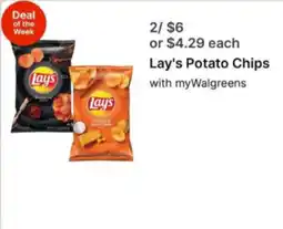 Walgreens Lay's Potato Chips offer