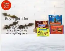 Walgreens Hershey's, Ferrero or Mars Fun, Snack or Share Size Candy offer