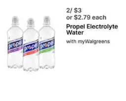 Walgreens Propel Electrolyte Water offer