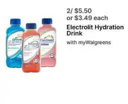Walgreens Electrolyt Hydration Drink offer
