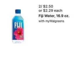 Walgreens Fiji Water offer