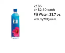Walgreens Fiji Water offer