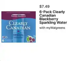 Walgreens Clearly Canadian sparkling water offer