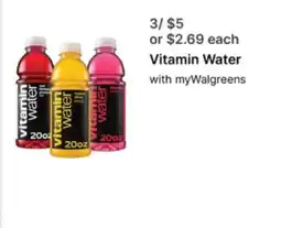 Walgreens Vitamin Water offer