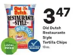 Coborn's Old Dutch Restaurante Style Tortilla Chips offer