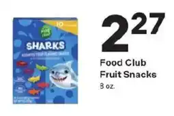 Coborn's Food Club Fruit Snacks offer