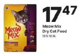 Coborn's Meow Mix Dry Cat Food offer