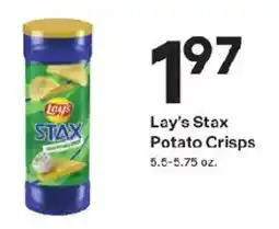 Coborn's Lay's Stax Potato Crisps offer